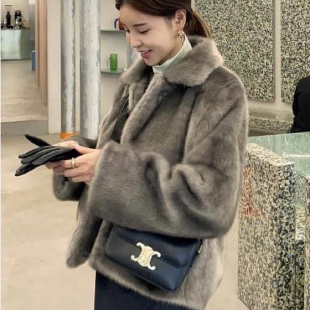 Gray Teddy Jacket - image 2